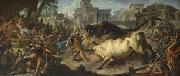 Jean Francois de troy, Jason taming the bulls of Aeetes
